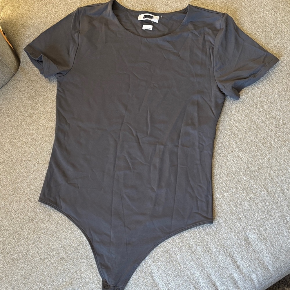 2 Aritzia NEW Babaton Gray and Lavender Bodysuit Set - Picture 5 of 8
